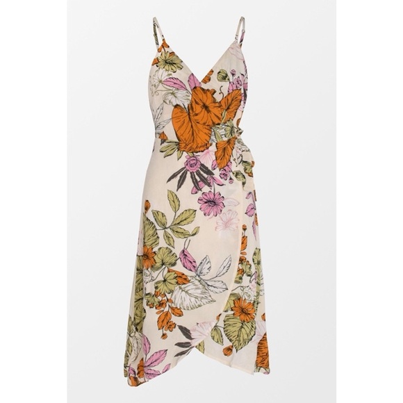 Floral Wrap Dress - Picture 4 of 4